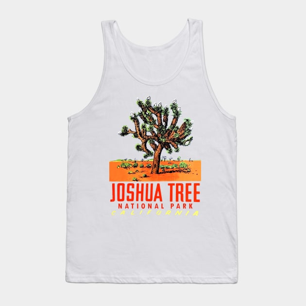 Joshua Tree National Park Vintage Tank Top by Hilda74